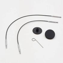 Conjunto de Cabos para Mini Agulha Circular Nylon preto Conjunto de Cabos para Mini Agulha Circular Nylon preto