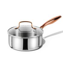 Conjunto de Caçarola CAROTE 2 qt em Aço Inoxidável Tripla Camada, Próprio para Forno