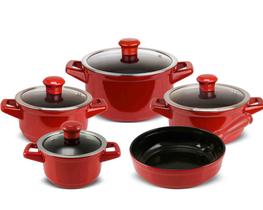 Conjunto de Caçarolas Duo Smart 5 Peças Pomodoro Ceraflame