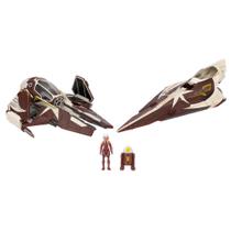 Conjunto de caças estelares Jedi da Toy STAR WARS Micro Galaxy Squadron Ahsoka Tano com 2 veículos e 2 bonecos Conjunto de caças estelares Jedi da Toy STAR WARS Micro Galaxy Squadron Ahsoka Tano com 2 veículos e 2 bonecos