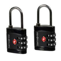Conjunto De Cadeado Samsonite TSA 3 Dígitos Preto Conjunto De Cadeado Samsonite TSA 3 Dígitos Preto