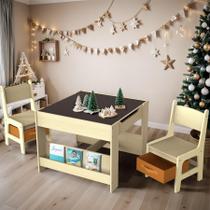 Conjunto de cadeiras de mesa para crianças Joyooss 4 em 1 Activity Toddler Conjunto de cadeiras de mesa para crianças Joyooss 4 em 1 Activity Toddler