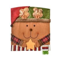 Conjunto De Cadeiras Decorativas De Natal, Banqueta E Capa Para Festas E Celebrações