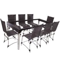 Conjunto de Cadeiras e Mesa de Jantar Haiti Trama Original
