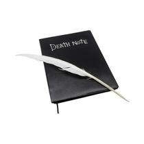 Conjunto De Caderno De Couro Do Anime Death Note Com Caneta De Pena, Diário De Escrita Com Arte De