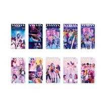 Conjunto De Cadernos De Anime Kpop Demon Hunters 10PCS Huntrix Rumi Mira Zoey Materiais Escolares Conjunto De Cadernos De Anime Kpop Demon Hunters 10PCS Huntrix Rumi Mira Zoey Materiais Escolares