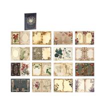 Conjunto De Cadernos Vintage Com Folhas Douradas 192 Peças Mr.Paper Bloco De Notas Retro Para