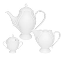 Conjunto de Café 3 Peças Oxford Soleil White - Oxford Porcelanas