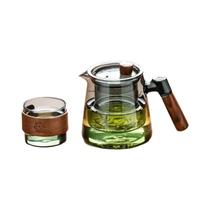 Conjunto De Cafeteira De Vidro Transparente Para Família, Bule De Chá, Xícara De Chá, Conjunto De