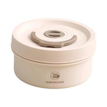 Conjunto De Caixa De Almoço Isolada Empilhável Em Aço Inoxidável, Container Bento Portátil