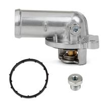 Conjunto de caixa de termostato MITZONE em alumínio para Jeep Dodge RAM Conjunto de caixa de termostato MITZONE em alumínio para Jeep Dodge RAM