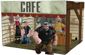 Conjunto de caixas Action Figure Popeye Deluxe de 5 pontos com acessórios Conjunto de caixas Action Figure Popeye Deluxe de 5 pontos com acessórios