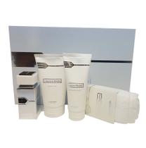 Conjunto de caixas de 3 peças Perfume Al Haramain l'Aventure Blanche para homens Conjunto de caixas de 3 peças Perfume Al Haramain l'Aventure Blanche para homens