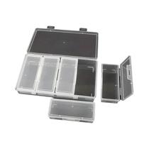 Conjunto De Caixas De Armazenamento Plásticas Retangulares Transparentes Portáteis De 4 a 12