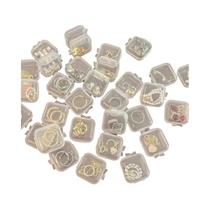 Conjunto De Caixas De Armazenamento Plásticas Transparentes 40/100pcs Organizador De Joias Portátil