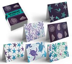 Conjunto de caixas de cartões comemorativos Better Office Products, pacote com 50