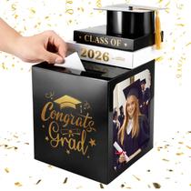 Conjunto de caixas de cartões de formatura Epakh 2026 com tampa Grad e caixa de armazenamento