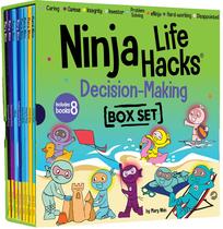 Conjunto de caixas de livros Ninja Life Hacks Decision Making 57-64 Conjunto de caixas de livros Ninja Life Hacks Decision Making 57-64