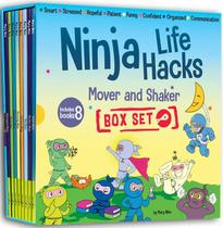 Conjunto de caixas de livros Ninja Life Hacks Mover and Shaker 8 (25-32) Conjunto de caixas de livros Ninja Life Hacks Mover and Shaker 8 (25-32)