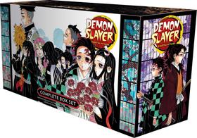 Conjunto de caixas de livros Simon & Schuster Demon Slayer Kimetsu no Yaiba