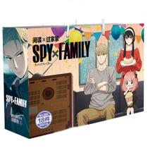 Conjunto de caixas de mangá de anime Spys Familys com 18 adesivos e conjunto de presente Conjunto de caixas de mangá de anime Spys Familys com 18 adesivos e conjunto de presente