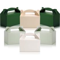 Conjunto de caixas de presente Skygemm Gable, 6x9x9 cm, papel colorido, 24 unidades Conjunto de caixas de presente Skygemm Gable, 6x9x9 cm, papel colorido, 24 unidades