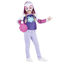 Conjunto de caixas de vestir para fantasia Ghost Spider Marvel Toddler Girl