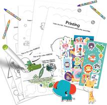 Conjunto de caixas Fisher Price Imagine Ink com pastas de trabalho e lápis de cor