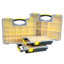 Conjunto de caixas organizadoras de armazenamento Stalwart 75-MJ4645102 amarelo/preto