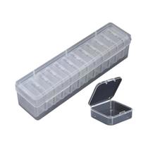 Conjunto De Caixas Organizadoras Transparentes De Plástico De Grande Capacidade 12 36 64 Peças Conjunto De Caixas Organizadoras Transparentes De Plástico De Grande Capacidade 12 36 64 Peças