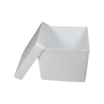 Conjunto De Caixinha Acrílica Branca 6cm Festinha Comemorar