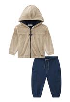 Conjunto de Calça Casaco de Camurça Menino LucBoo Conjunto de Calça Casaco de Camurça Menino LucBoo