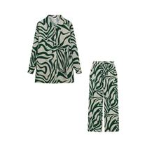 Conjunto de Calça e Camisa com Estampa Moderna - Estilo de Rua com Manga Comprida