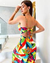 Conjunto de calça Pantacour com croped Conjunto de calça Pantacour com croped