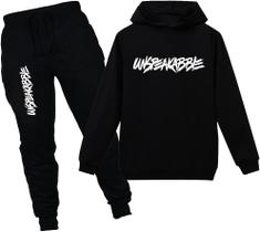 Conjunto de calças de corrida com capuz e moletom infantil MEIXEAN Conjunto de calças de corrida com capuz e moletom infantil MEIXEAN