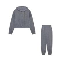 Conjunto De Calças Esportivas De Manga Longa Femininas Para Outono E Inverno, Casaco Casual Com