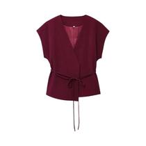 Conjunto De Calças Largas Femininas Com Top Sem Mangas E Calças Plissadas Casuais, Conjunto De 2