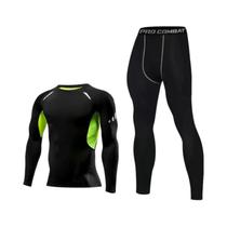 Conjunto De Calças Térmicas De Compressão Para O Inverno Masculino, Roupa De Fitness Quente Conjunto De Calças Térmicas De Compressão Para O Inverno Masculino, Roupa De Fitness Quente
