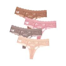 Conjunto De Calcinha De Renda Sexy Feminino S-XL G-string Bikini Tanga Lingerie Roupa Interior
