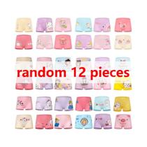 Conjunto De Calcinhas De Algodão Com Estampa De Unicórnio Para Meninas 1/4/8/12 Peças Roupa Íntima