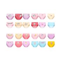 Conjunto De Calcinhas De Algodão Com Estampa De Unicórnio Para Meninas 1/4/8/12 Peças Roupa Íntima