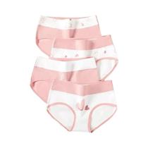 Conjunto De Calcinhas De Algodão De Cintura Alta Para Mulheres, Respirável, Modeladora, Cuecas