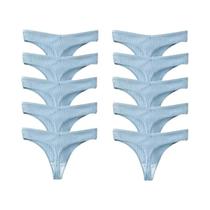 Conjunto De Calcinhas De Algodão Femininas 10 Peças Confortáveis E Sexy Para Esportes