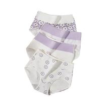 Conjunto De Calcinhas De Algodão plus Size De Cintura Alta Para Mulheres Com Estampa Fofa, Roupa