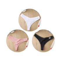 Conjunto De Calcinhas De Algodão Sexy De Cintura Baixa Para Mulheres, G-String Brasileiro, Lingerie