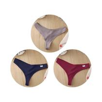 Conjunto De Calcinhas De Algodão Sexy De Cintura Baixa Para Mulheres, G-String Brasileiro, Lingerie