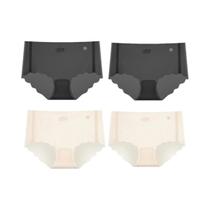 Conjunto De Calcinhas Ultra-Finas De Secagem Rápida Em Seda Gelada Para Mulheres, Cuecas Sem Costura