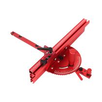 Conjunto De Calibrador De Esquadria De 400MM Com Guia E Parada De Ângulo Para Serra De Mesa E