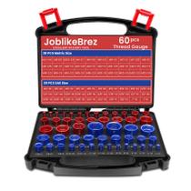 Conjunto de Calibradores de Rosca JoblikeBrez 60 Peças para Porca e Parafuso
