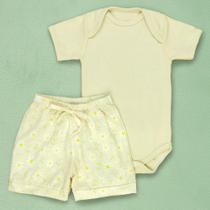 Conjunto de Calor Body e Shorts Estampado para Bebê
